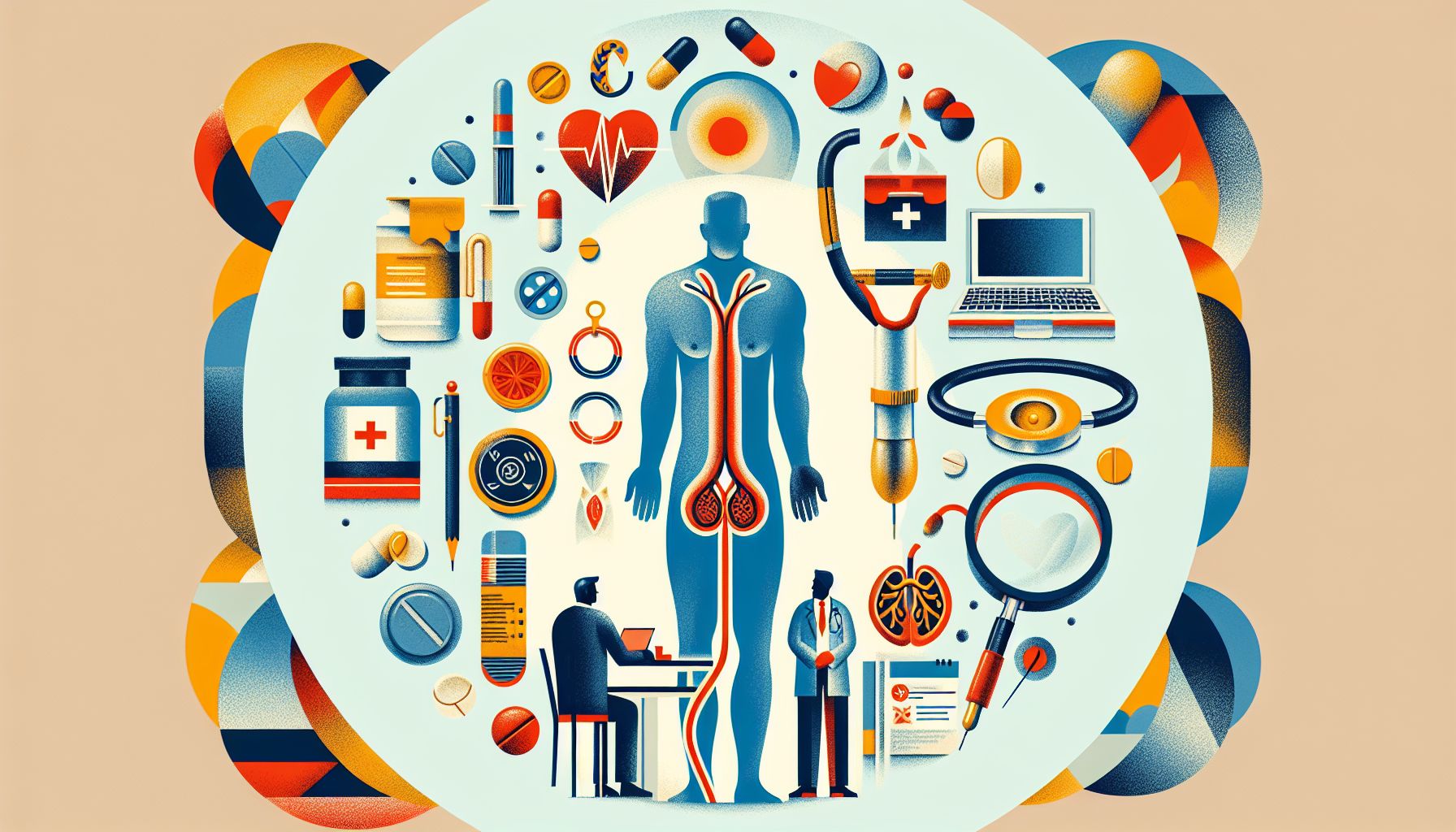 Description of common treatments for erectile dysfunction